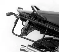 Sidecarrier permanent monté - noir pour Yamaha FZS 600 / S Fazer à partir de 2000