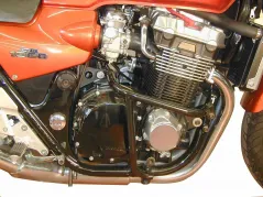 Barre de protection moteur - noire pour Honda CB 1300 jusqu'en 2002