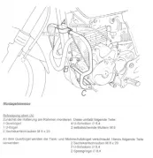 Barre de protection moteur - noir pour Honda SLR / Vigor 650