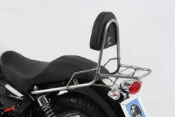 Sissybar avec porte-bagages pour Moto Guzzi Nevada 750 Anniversario de 2010