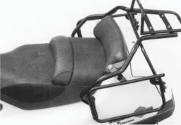 Sidecarrier permanent monté - chrome pour Piaggio Hexagon