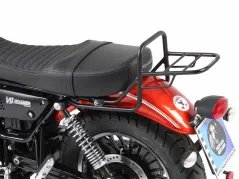 Tube de support de topcase type noir - pour selle longue pour Moto Guzzi V9 Bobber/Special Edition (2021-) (siège long)