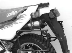 Sidecarrier permanent monté - noir pour Aprilia Touareg 600 Wind