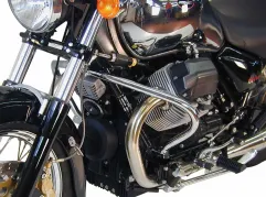Barre de protection moteur - chrome pour Moto Guzzi Cali. Pierre, chacal, métal