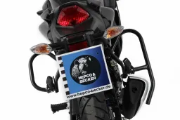 Étrier de protection auto-école arrière - noir pour Honda CBR 125 R jusqu'en 2010
