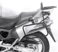 Sidecarrier permanent monté - noir pour Honda XL 1000 V Varadero 2003 - 2006