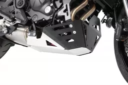 Plaque de protection moteur - argent / noir pour Kawasaki Versys 650 à partir de 2015