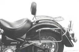 Sidecarrier permanent monté - chrome pour Yamaha XV 1600 Wild Star