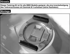 Anneau de réservoir Lock-it incl. attache pour sacoche de réservoir pour BMW R 1200 GS Adventure (2006-2013)