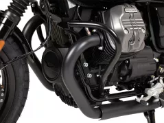 Barre de protection moteur noire pour Moto Guzzi V7 Stone Special edition (850ccm) (2022-)