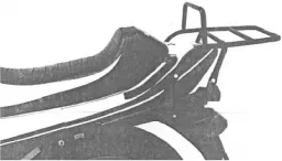 Tube Topcasecarrier - noir pour Honda VF 750 F