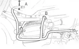 Barre de protection moteur - noir pour BMW R 1150 GS / Adventure