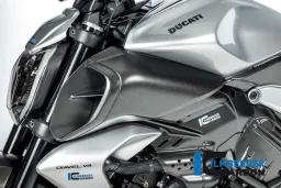 Cache tube d&#39;air gauche Ducati Diavel V4 à partir de 2023 mat