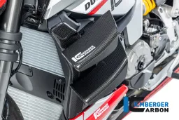 cache radiateur gauche brillant Ducati Streetfighter V2