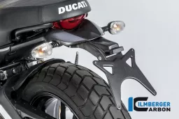 Support de plaque d'immatriculation supérieur mat Ducati Scrambler'16