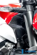 Cache tube d&#39;air droit brillant Ducati Streetfighter V2
