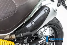 Protection d'échappement gauche brillant Ducati Scrambler 1100 de 2017