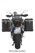 ZEGA Pro système de coffre aluminium "And-Black" 38/38 litres avec support acier inoxydable noir pour Yamaha MT-09 Tracer (2015-2017)