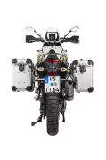 ZEGA Evo X système spécial pour Yamaha Tenere 700 / World Raid        Contenance 45/45, Couleur du porte-bagages Argent, Couleur And-Black