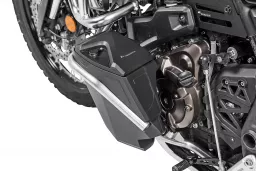 Boîte à outils avec arceau de protection moteur - complet - inox pour Yamaha Tenere 700