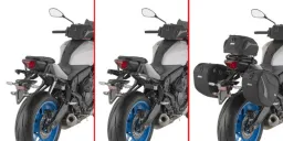 STEALTH Befestigungssystem für EASY12L und EASY12R Seitentaschen, für Yamaha MT-07 (25-26)