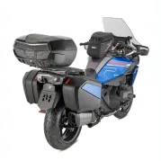 Topcase Träger, aus elox. Aluminium schwarz, für Monokey Koffer, für BMW R1300 RT (26)