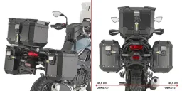 Seitenkoffer-Träger ONEFIT Monokey CAM-Side für Kawasaki KLE500/KLE500 SE (26)