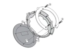 Fixation de réservoir pour repose-réservoirs TANKLOCK