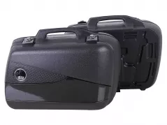 Valise latérale Junior Flash Enduro set 40 gauche / 30 droite noir
