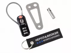 Antivol pour sacoches de réservoir par Hepco&amp;Becker