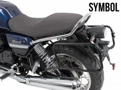 Seitenkofferträger festverschraubt chrom pour Moto Guzzi V7 Special/Stone/Centenario (850 ccm) (2021-)