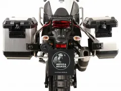 Sidecarrier Cutout acier inoxydable incl. Coffres latéraux Xplorer argent pour Yamaha Ténéré 700 World Raid (2022-)