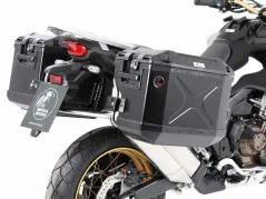 Sidecarrier Découpe en acier inoxydable incl. Valises latérales Xplorer noires pour Honda CRF 1100L Africa Twin (2024-)