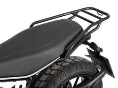 Porte-bagages arrière avec tube - noir pour Ducati Scrambler 800 Icon (2023-)
