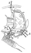 Barre de protection moteur - noir pour Suzuki DR 650 RS à partir de 1990