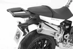 Alurack topcasecarrier - noir pour Triumph Speed Triple (1050) 2008-2010