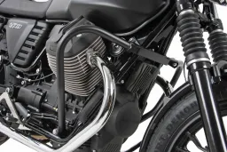 Barre de protection moteur - noir pour Moto Guzzi V 7 II Classic à partir de 2015