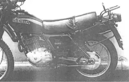 Komplettträgerset (Seitenkofferträger und Rohrgepäckbrücke Topcaseträger) noir pour Honda XL 500 S (1979-1981)