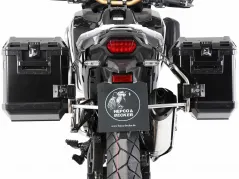 Sidecarrier Cutout acier inoxydable incl. Boîtes latérales noires Xplorer pour Honda CRF 1100L Africa Twin Adventure Sports (2020-)
