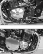 Barre de protection moteur - chrome pour Suzuki GSF 1200 / S Bandit à partir de 2006