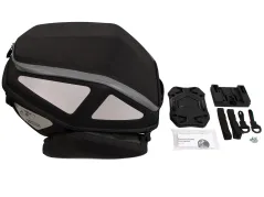 Sacoche arrière Royster noire avec coussin de selle Basic