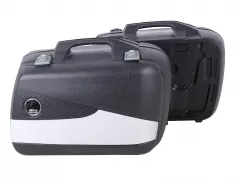 Jeu de valises latérales Junior Flash 40 argent gauche/droite