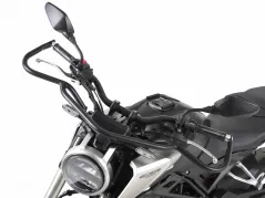 Barre de protection supérieure avant - noire pour Honda CB 125 R ab 2018