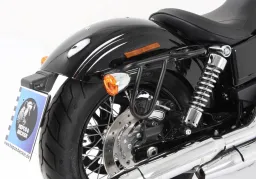 Porte-sacoche Découpe - noir pour Harley-Davidson Dyna Low Rider / Wide Glide / Street Bob / Fat