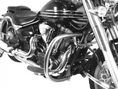 Barre de protection moteur - chrome pour Yamaha XV 1900 Midnight Star