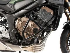 Barre de protection moteur &quot;Solid&quot; noire pour Honda CB 650 R / E-Clutch (2024-)