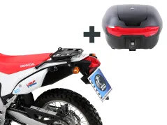 Topcase - Set Journey 40 noir incl. support pour Honda CRF 250 L (2012-) / Rallye (2017-)