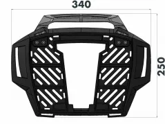 Alurack topcasecarrier - noir pour BMW F 850 GS Adventure (2019-)