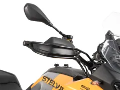 Jeu de protège-poignées noir (côté gauche + droit) pour Moto Guzzi Stelvio (2024-)