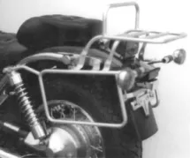 Ensemble de support latéral et supérieur - chrome pour Suzuki VS 1400 Intruder jusqu'en 1996